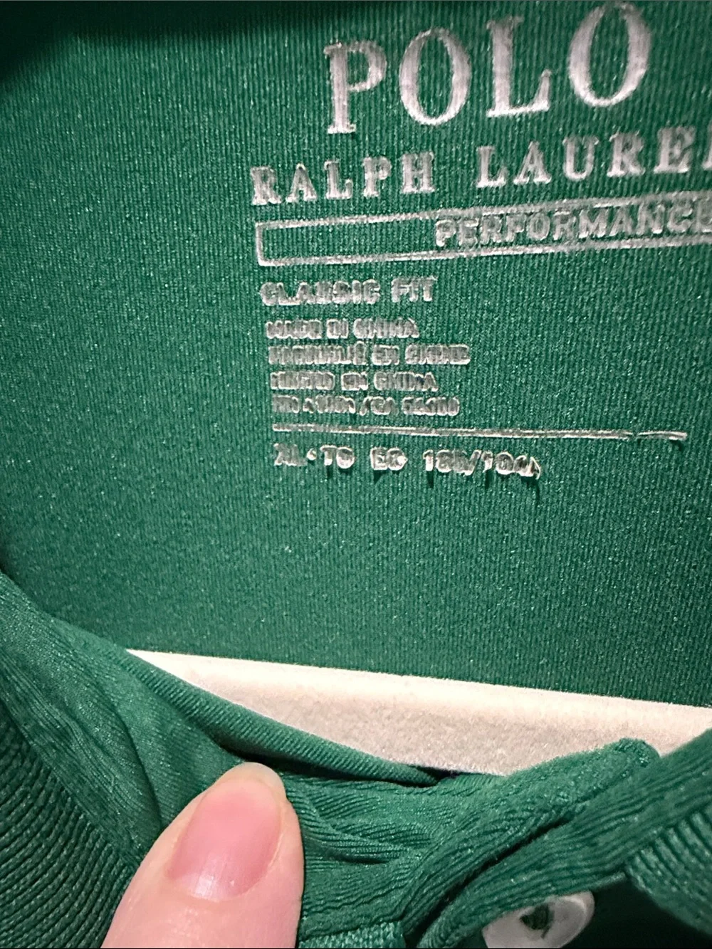 Polo by Ralph Lauren Green Short-Sleeve Polo with White Logo